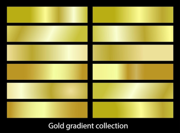 Kolekcja Metalicznych Gradientów Złota