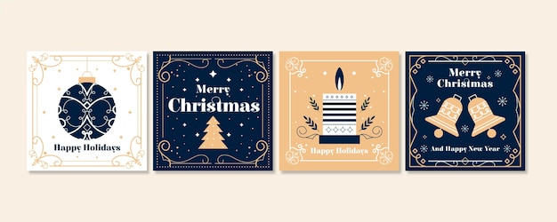 Kolekcja Ozdobnych Kartek świątecznych