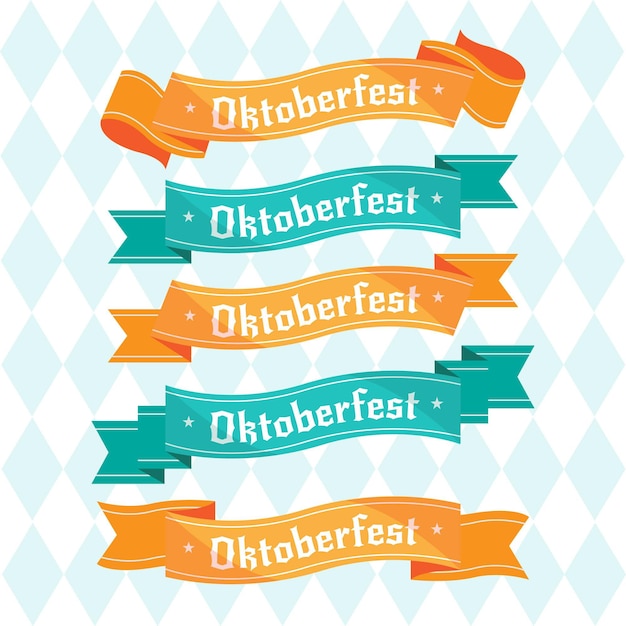 Kolekcja Płaskich Wstążek Oktoberfest