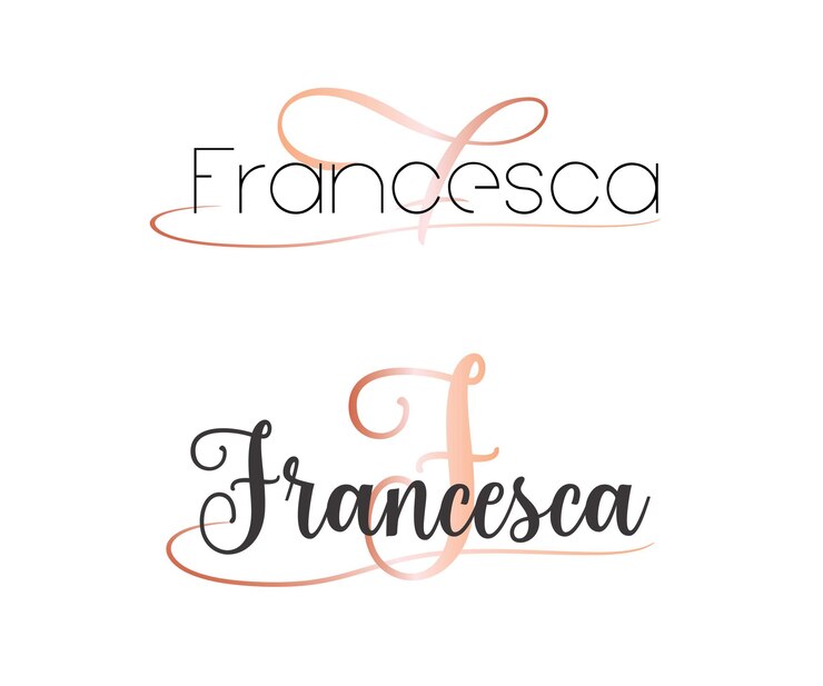 Kolekcja Rose Gold F logo