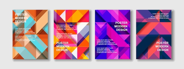 Kolor tła kształt abstrakcyjny minimalistyczny projekt plakatu i gradient okładki