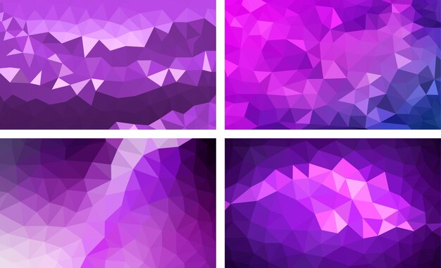 kolor tła w kolorze low poly
