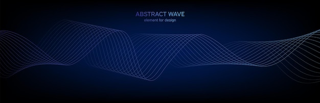 Kolorowa Fala Abstrakcyjna Elementu Tła