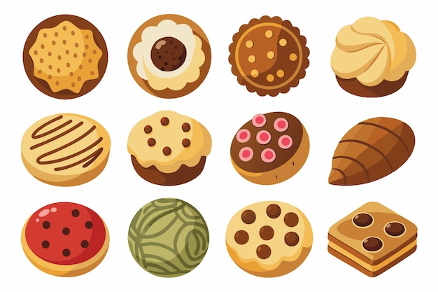 Kolorowa ilustracja Cookie Art w słoiku