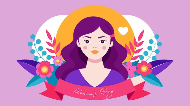 Kolorowa ilustracja z okazji Międzynarodowego Dnia Kobiet