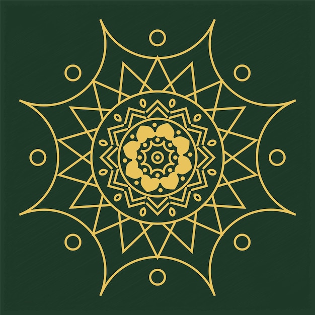 Kolorowa mandala z kwiatowym ornamentem premium Vector