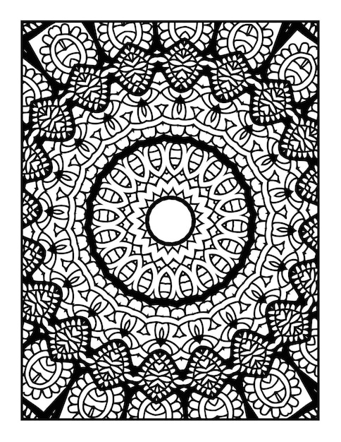 Plik wektorowy kolorowa mandala z wzorem serca na tle