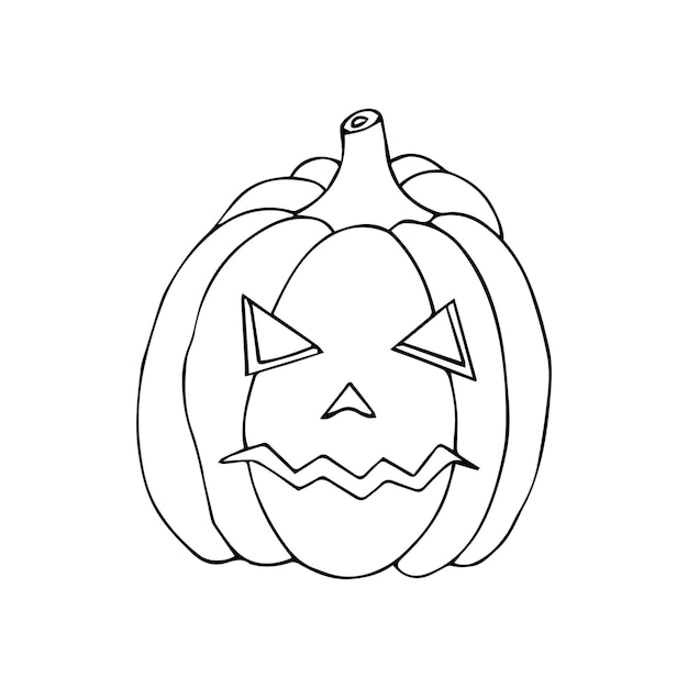 Kolorowanka Cukierek albo psikus. Halloween kolorowanki dla dzieci.