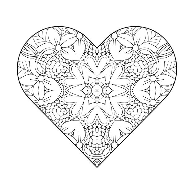 Kolorowanka dla dorosłych Kwiatowa mandala do kolorowania Okrągła mandala do kolorowania
