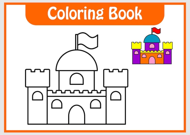 Kolorowanka Dla Dzieci Zamek