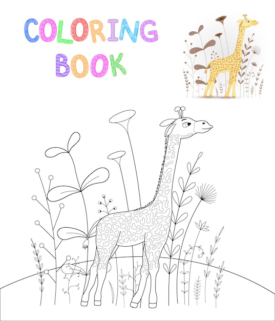 Kolorowanka Dla Dzieci Ze Zwierzętami Kreskówek