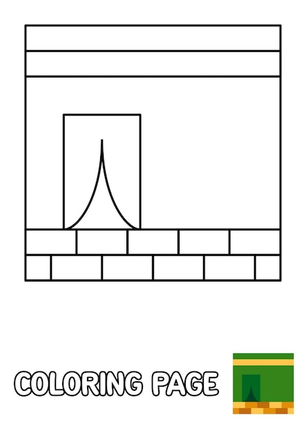 Kolorowanka Z Kaabą Dla Dzieci