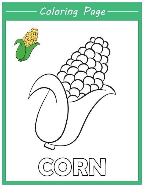 Kolorowanki Dla Dzieci Na Stronie Corn