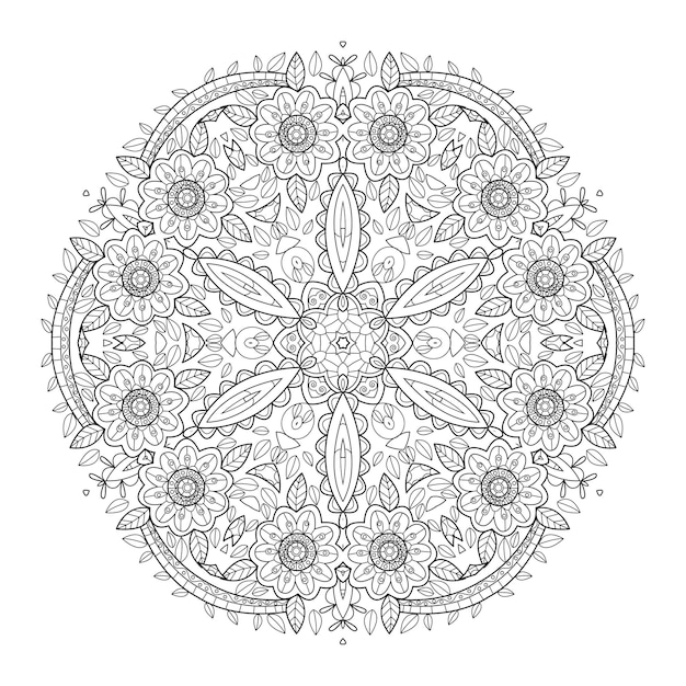 Kolorowanki Mandala