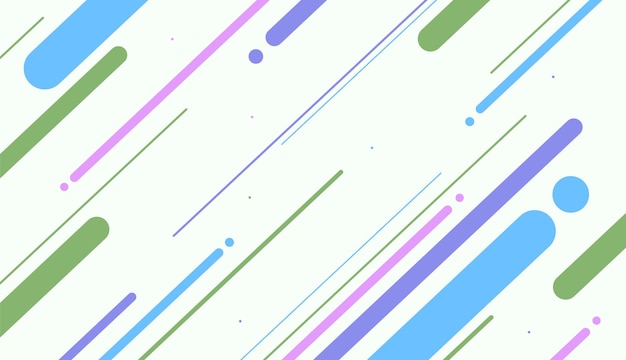 Kolorowe geometryczne tło wektor z płaskim stylem