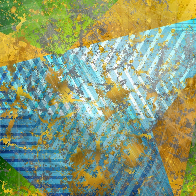 Kolorowe grunge geometryczne abstrakcyjne tło