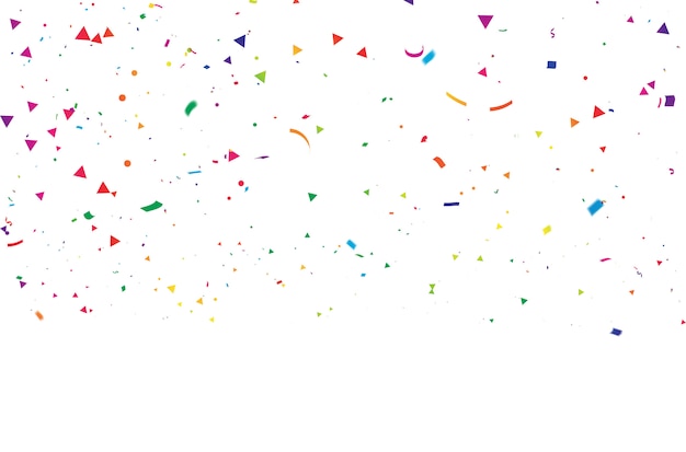 kolorowe konfetti Karnawał uroczystości Celebration.