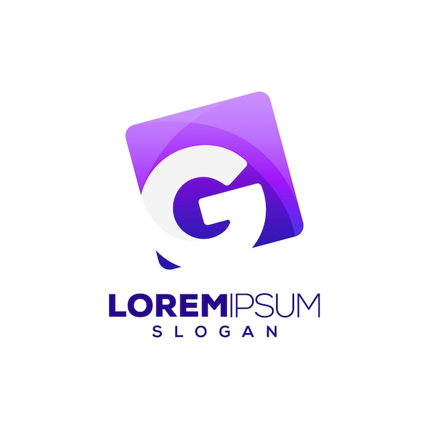 Kolorowe Logo Litera G.