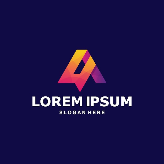 Kolorowe Streszczenie Listu Logo Premium