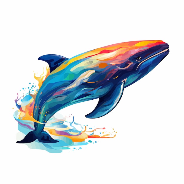 Kolorowe Wieloryby