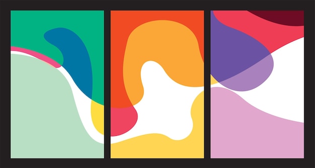 Kolorowy abstrakcyjny płynny elektroniczny letni festiwal muzyczny Vector Banner