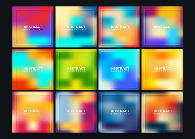 Plik wektorowy kolorowy gradient abstrakcyjny wzór. gładka siatka niewyraźne tło