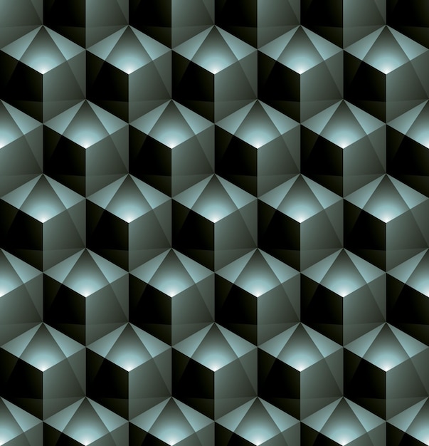 Kolorowy streszczenie teksturowanej geometryczny wzór. Wektor jasne tekstylne tło z trójwymiarowymi kostkami i kwadratami. Graficzne współczesne futurystyczne pokrycie.