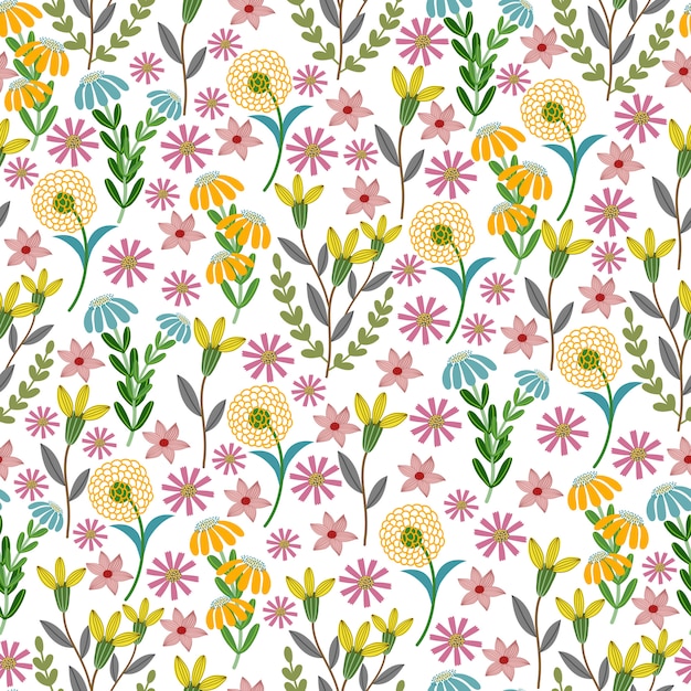 Kolorowy wzór Wildflower