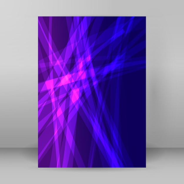Kolory Abstrakcjonistyczny Backgroubnd Poświata Efekt świetlny A4 Broszura05