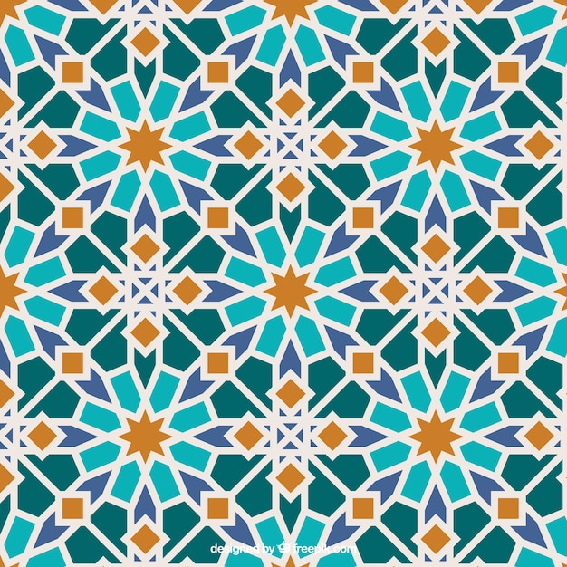 Plik wektorowy kolory islamski mozaiki