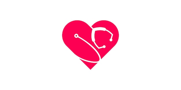 Kombinacja Wzoru Logo Plus Ze Stetoskopem