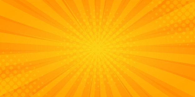 Komiks Pop-art tło Komiks tło Pop-art Sunburst gwiazda promienie tło