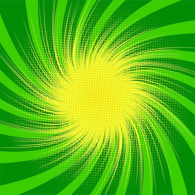 Komiksowa okładka z półtonami i sunburst