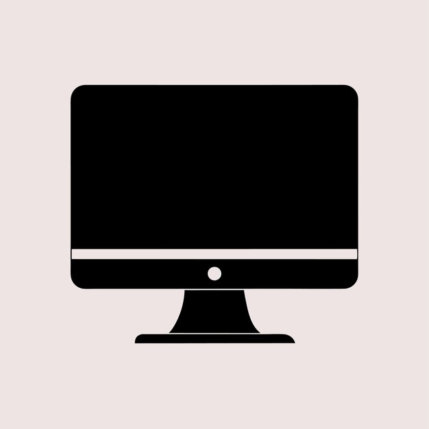 Komponenty sprzętowe komputerów Części i urządzenia z ilustracją wektorową stylu monitora