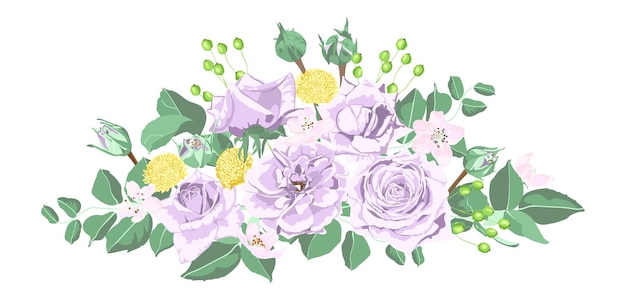 Kompozycja Kwiatowa Z Eleganckimi Różami