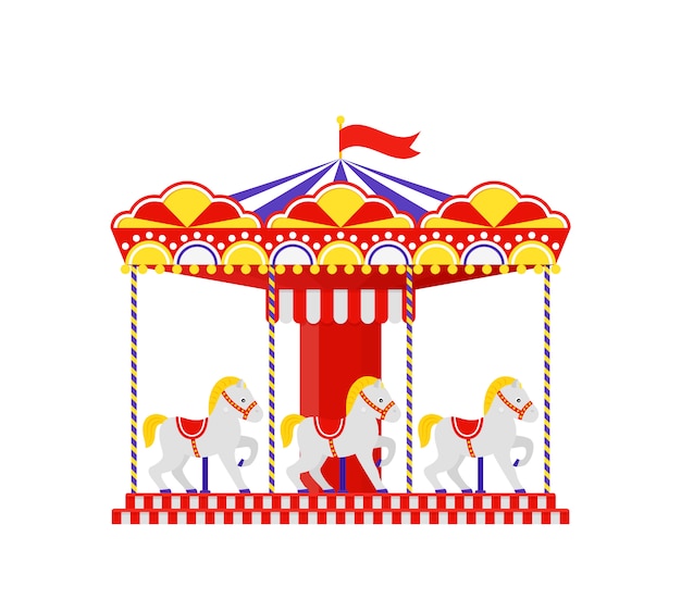 Koń karuzeli. Merry go round.