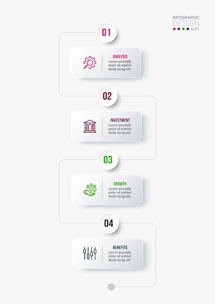 Koncepcja biznesowa szablonu plansza z diagramem
