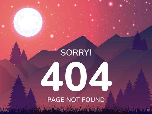 Koncepcja Błędu 404 Dla Ilustracji Strony Docelowej