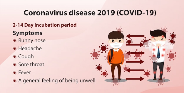 Koncepcja epidemii koronawirusa Wuhan 2019-20.