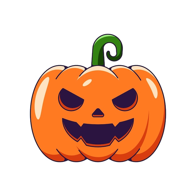 Koncepcja Halloween żywa Ilustracja Kreskówka Dyni Lub Dyni Dla Witryn Sklepy Artykuły Książki Gry Aplikacje żywy Szczegółowy Obraz