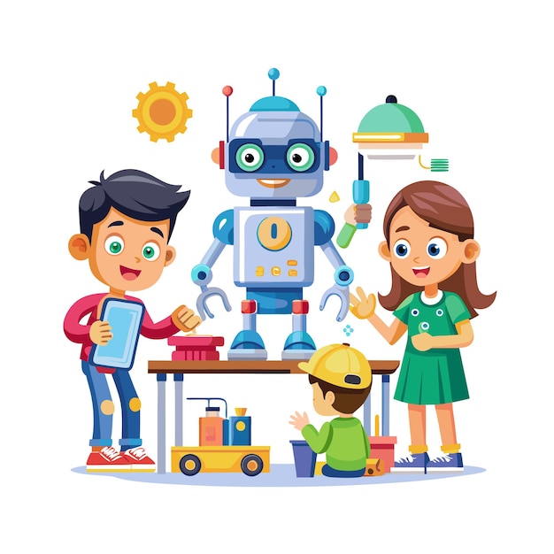 Koncepcja ilustracji wektorowej dla dzieci