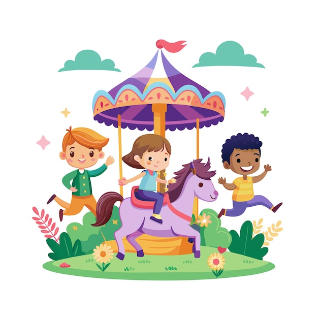 Koncepcja ilustracji wektorowej dla dzieci