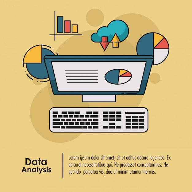 Koncepcja Infografika Analizy Danych