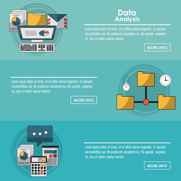 Koncepcja Infografika Analizy Danych