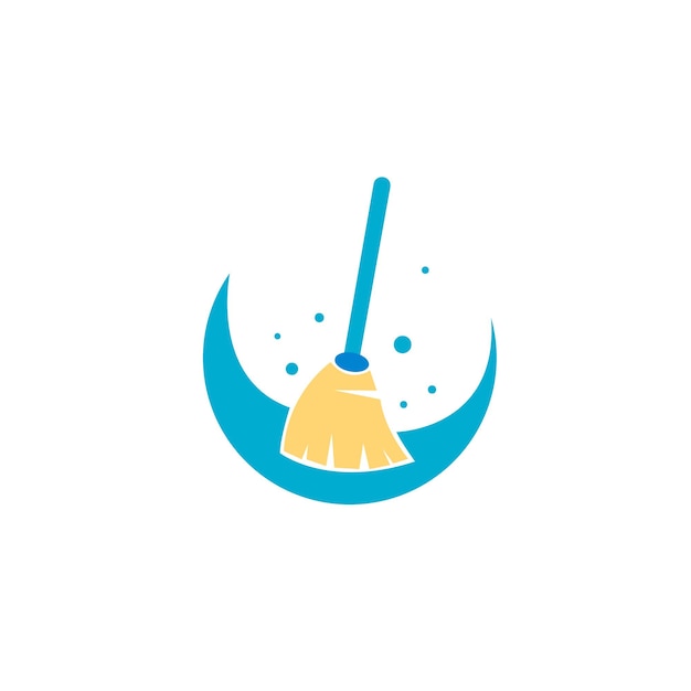 Plik wektorowy koncepcja kreatywnego czyszczenia logo design