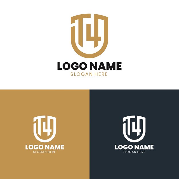 Koncepcja logo kreatywnego listu T4U