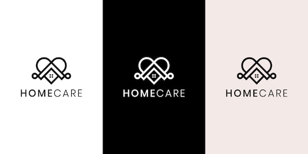 Koncepcja Logo Opieki Domowej