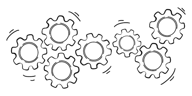 Plik wektorowy koncepcja pomysłu biznesowego doodle styl szkicu ręcznie narysowanej ilustracji wektorowej