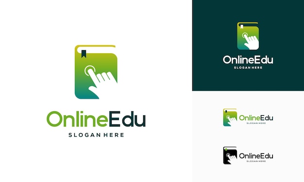 Koncepcja Projektów Logo Edukacji Online, Koncepcja Projektów Logo Książek Online