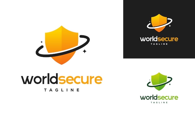 Koncepcja Projektów Logo World Secure, Projekty Logo Shield